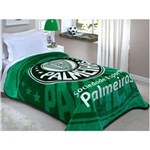 Ficha técnica e caractérísticas do produto Cobertor Solteiro Estampado Palmeiras 200x150cm