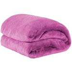 Ficha técnica e caractérísticas do produto Cobertor Casal King Manta de Microfibra 01 Peça (Toque Aveludado) - Pink
