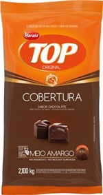 Ficha técnica e caractérísticas do produto Cobertura de Chocolate Meio Amargo Top Gotas 2,1kg - Harald