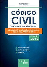 Ficha técnica e caractérísticas do produto Código Civil 2018 - Mini - Edipro