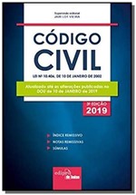Ficha técnica e caractérísticas do produto Codigo Civil - 03ed/19 - Mini - Edipro