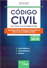Ficha técnica e caractérísticas do produto Codigo Civil - Mini - 02Ed/18 - Edipro