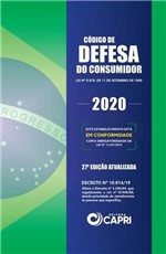 Ficha técnica e caractérísticas do produto Codigo de Defesa do Consumidor 2020 - Editora Capri