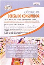 Ficha técnica e caractérísticas do produto Codigo de Defesa do Consumidor 9 Ed 2013 - Edipro