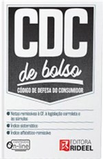 Ficha técnica e caractérísticas do produto Codigo de Defesa do Consumidor - Bolso - 2019 - Rideel