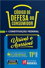 Ficha técnica e caractérísticas do produto Código de Defesa do Consumidor + Constituição Federal - Visível e Acessível - Rideel