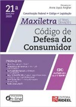 Ficha técnica e caractérísticas do produto CODIGO DE DEFESA DO CONSUMIDOR - MAXILETRA - 21a ED - 2020 - Rideel