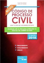 Ficha técnica e caractérísticas do produto Código de Processo Civil - 2018 - Edipro