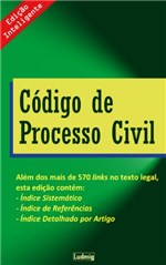Ficha técnica e caractérísticas do produto Código de Processo Civil - Edição Inteligente