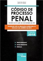 Ficha técnica e caractérísticas do produto Código de Processo Penal - 2018 - Edipro