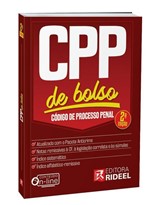 Ficha técnica e caractérísticas do produto Código de Processo Penal - CPP de Bolso - 2020 - Rideel