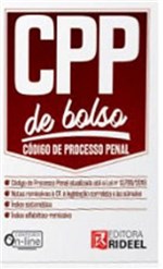 Ficha técnica e caractérísticas do produto Codigo de Processo Penal - Cpp de Bolso - Rideel