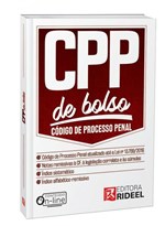 Ficha técnica e caractérísticas do produto Código de Processo Penal - CPP de Bolso - Rideel