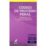 Ficha técnica e caractérísticas do produto Código de Processo Penal - 3ª Edição 2018