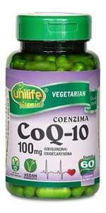 Ficha técnica e caractérísticas do produto Coenzima Co Q10 Ubiquinona Unilife 2 X 60 Cápsulas