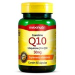 Coenzima Q10 - Ubiquinona - 50mg com 60 Cápsulas - Maxinutri