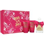 Ficha técnica e caractérísticas do produto Coffret Juicy Couture Perfume Viva La Juicy Eau de Parfum Feminino 50ml + Body Lotion + Shower Gel