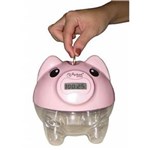 Ficha técnica e caractérísticas do produto Cofre Pig-Bank Conta Moedas Rosa - In Brasil