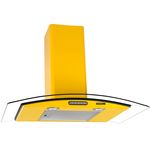 Ficha técnica e caractérísticas do produto Coifa de Parede 80cm Vidro Curvo Slim Nardelli Yellow