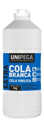 Ficha técnica e caractérísticas do produto Cola Branca Extra 1kg Unipega - CAIXA COM 6 UNIDADES