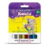 Ficha técnica e caractérísticas do produto Cola C/ Glitter Colorida Escolar Koala C/ 6 Cores - Delta
