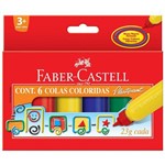 Cola Colorida - 6 Cores - Faber Castell