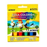 Ficha técnica e caractérísticas do produto Cola Colorida 6 Cores Sortidas Acrilex