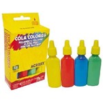 Ficha técnica e caractérísticas do produto Cola Colorida Acrilex 004 Cores 02604