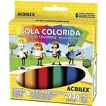 Ficha técnica e caractérísticas do produto Cola Colorida com 6 23GR 02606-Acrilex