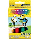 Ficha técnica e caractérísticas do produto Cola Colorida Estojo com 04 Cores 23g Acrilex Duzia