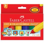 Ficha técnica e caractérísticas do produto Cola Colorida Faber Castell HT170106 - 6 Cores