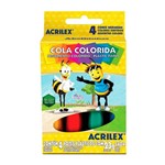 Ficha técnica e caractérísticas do produto Cola Colorida 23g 4 Cores Acrilex