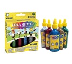 Ficha técnica e caractérísticas do produto Cola com Glitter 6 cores 23g Acrilex