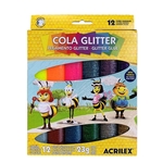 Ficha técnica e caractérísticas do produto Cola Com Glitter C/12 Cores 02922 Acrilex