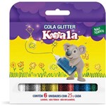 Ficha técnica e caractérísticas do produto Cola com Glitter Koala 6 Cores