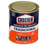 Ficha técnica e caractérísticas do produto Cola Contato Tradicional Cascola Sem Toluol 730g