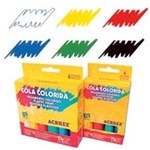 Ficha técnica e caractérísticas do produto Cola Escolar Colorida Estojo com 06 Cores 23 G Acrilex