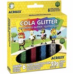 Ficha técnica e caractérísticas do produto Cola Gliter com 6 Cores - Acrilex
