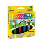 Ficha técnica e caractérísticas do produto Cola Glitter 6 Cores Acrilex