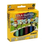 Ficha técnica e caractérísticas do produto Cola glitter 6 cores 23g - Acrilex