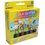 Ficha técnica e caractérísticas do produto Cola Glitter 6 Cores 23g Cada Acrilex