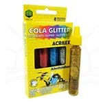 Ficha técnica e caractérísticas do produto Cola Glitter Acrilex - 4 Cores