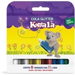 Ficha técnica e caractérísticas do produto Cola Glitter Colorida Koala 6 Cores