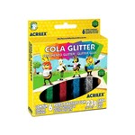 Ficha técnica e caractérísticas do produto Cola Glitter 23gr 6 Cores Acrilex