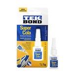 Ficha técnica e caractérísticas do produto Cola Instantânea 5gx10 Super Cola Tekbond