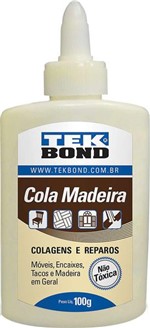 Ficha técnica e caractérísticas do produto Cola para Madeira Tekbond Cola Madeira 100G CX.C/12 Tekbond