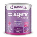 Ficha técnica e caractérísticas do produto Colágeno Hidrolisado - 300g Uva - Sanavita