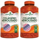 Ficha técnica e caractérísticas do produto Colágeno Hidrolisado com Vitamina C - 2x 240 Cápsulas - Katigua