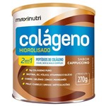 Colágeno Hidrolisado 2 em 1 - 270g Sabor Cappuccino - Maxinutri