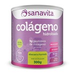 Colágeno Hidrolisado em Pó - Sanavita - 300g Abacaxi com Hortelã